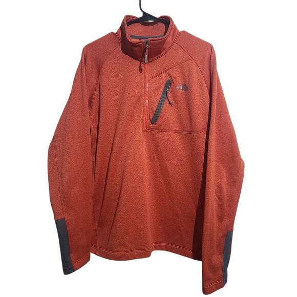 The North Face Canyonlands 1/2 Zip Fleece Pullover Red Size L - Picture 1 of 6